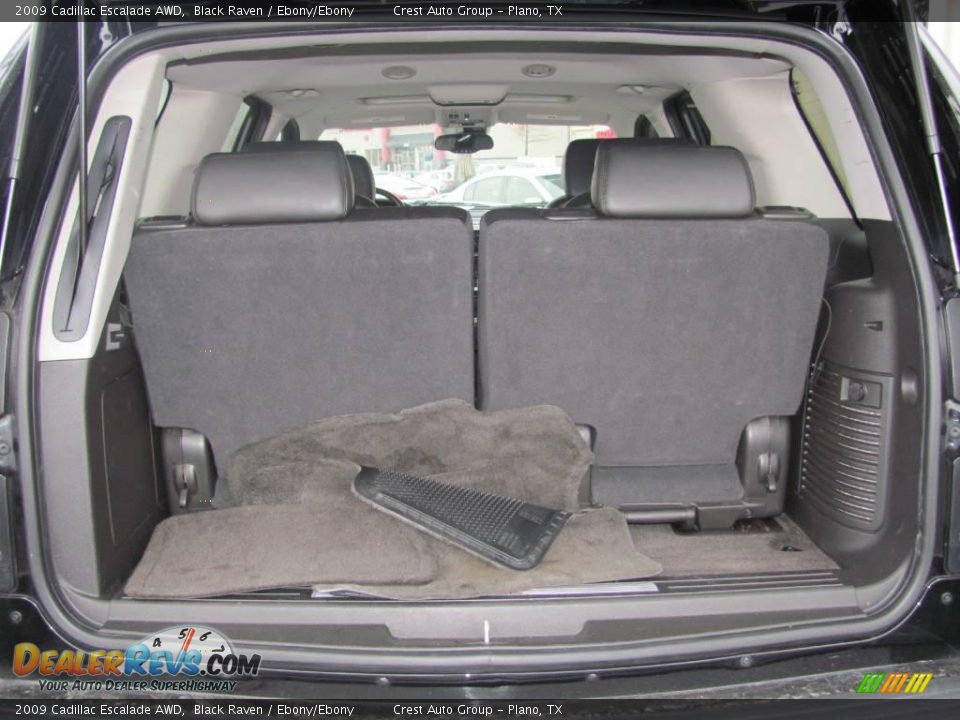 2009 Cadillac Escalade AWD Black Raven / Ebony/Ebony Photo #17