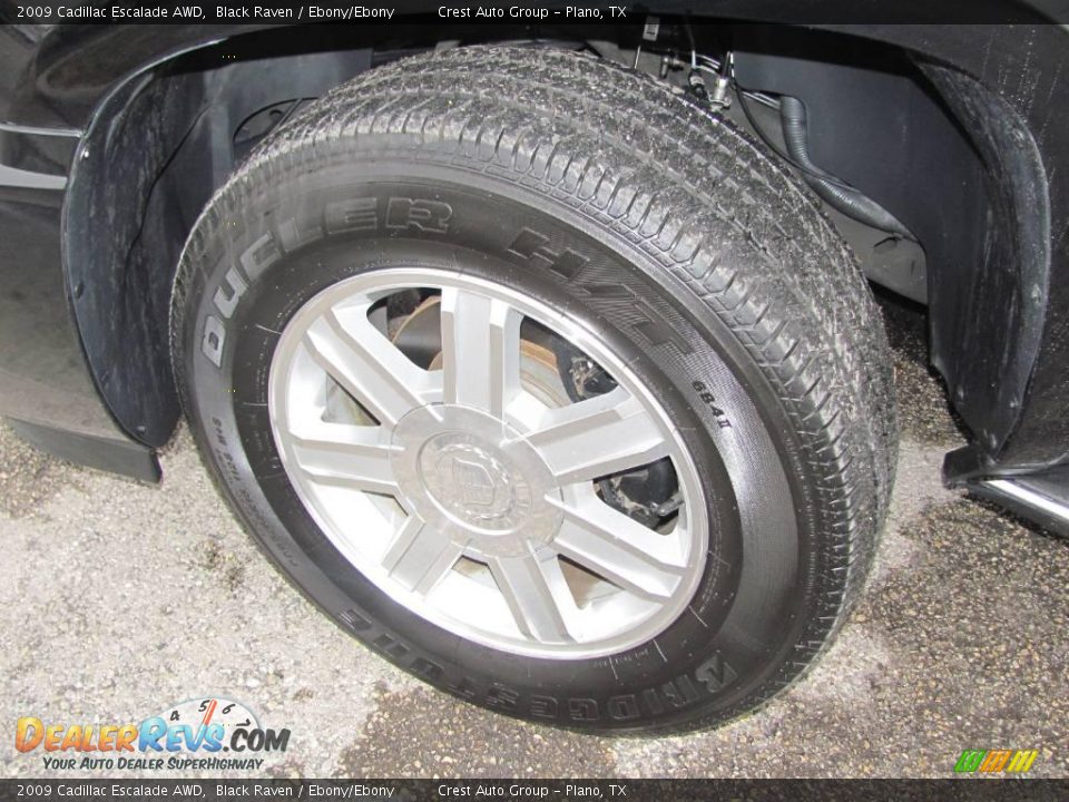 2009 Cadillac Escalade AWD Black Raven / Ebony/Ebony Photo #18