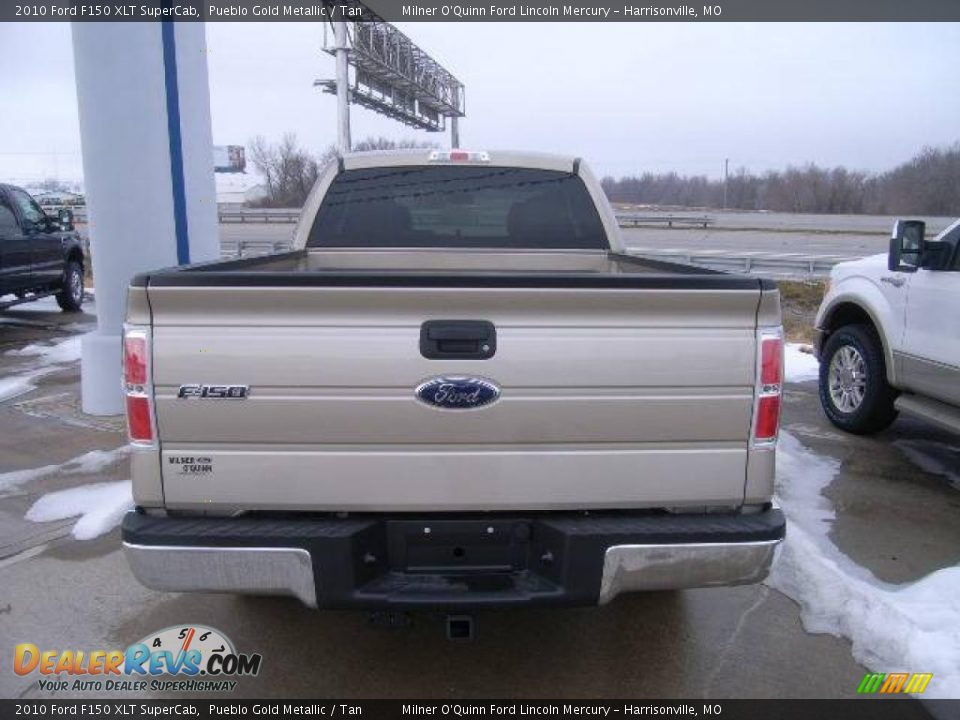 2010 Ford F150 XLT SuperCab Pueblo Gold Metallic / Tan Photo #3