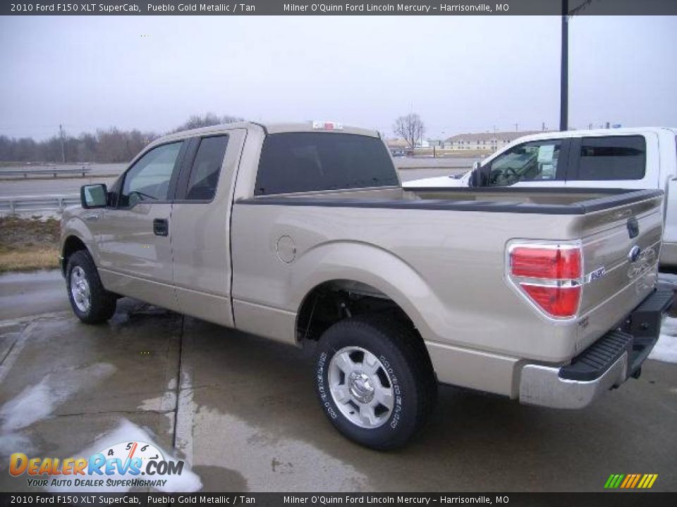 2010 Ford F150 XLT SuperCab Pueblo Gold Metallic / Tan Photo #4