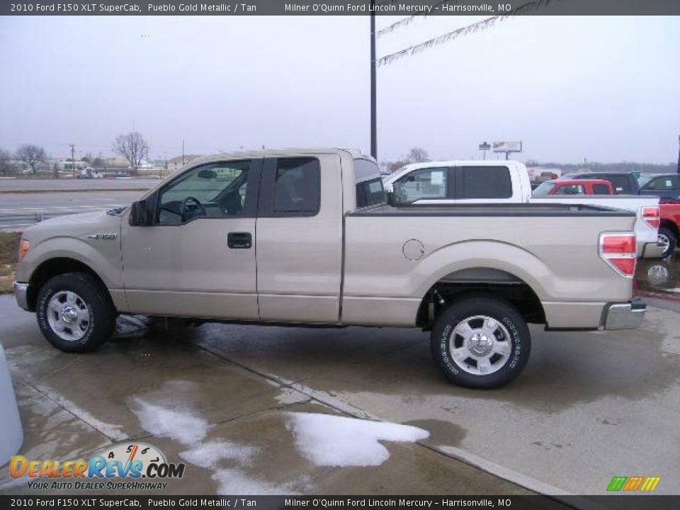 2010 Ford F150 XLT SuperCab Pueblo Gold Metallic / Tan Photo #5