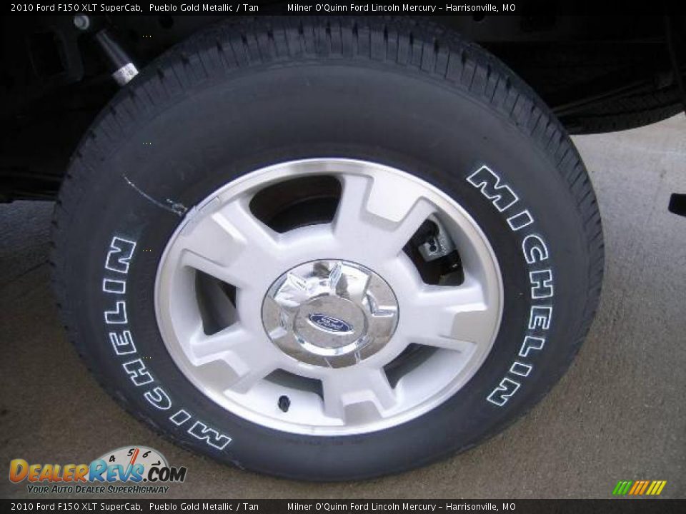 2010 Ford F150 XLT SuperCab Pueblo Gold Metallic / Tan Photo #8