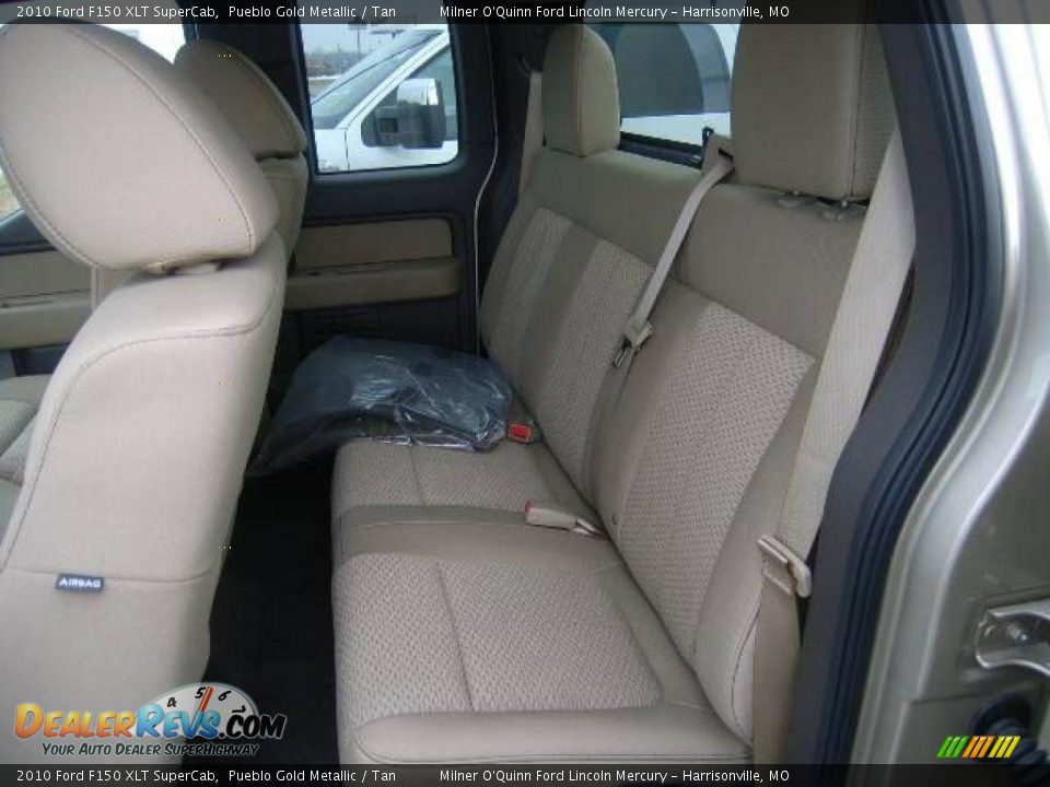 2010 Ford F150 XLT SuperCab Pueblo Gold Metallic / Tan Photo #13