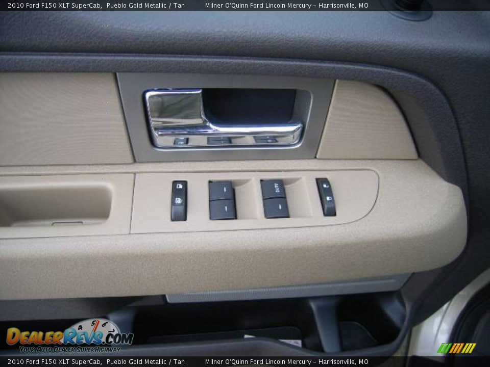 2010 Ford F150 XLT SuperCab Pueblo Gold Metallic / Tan Photo #17