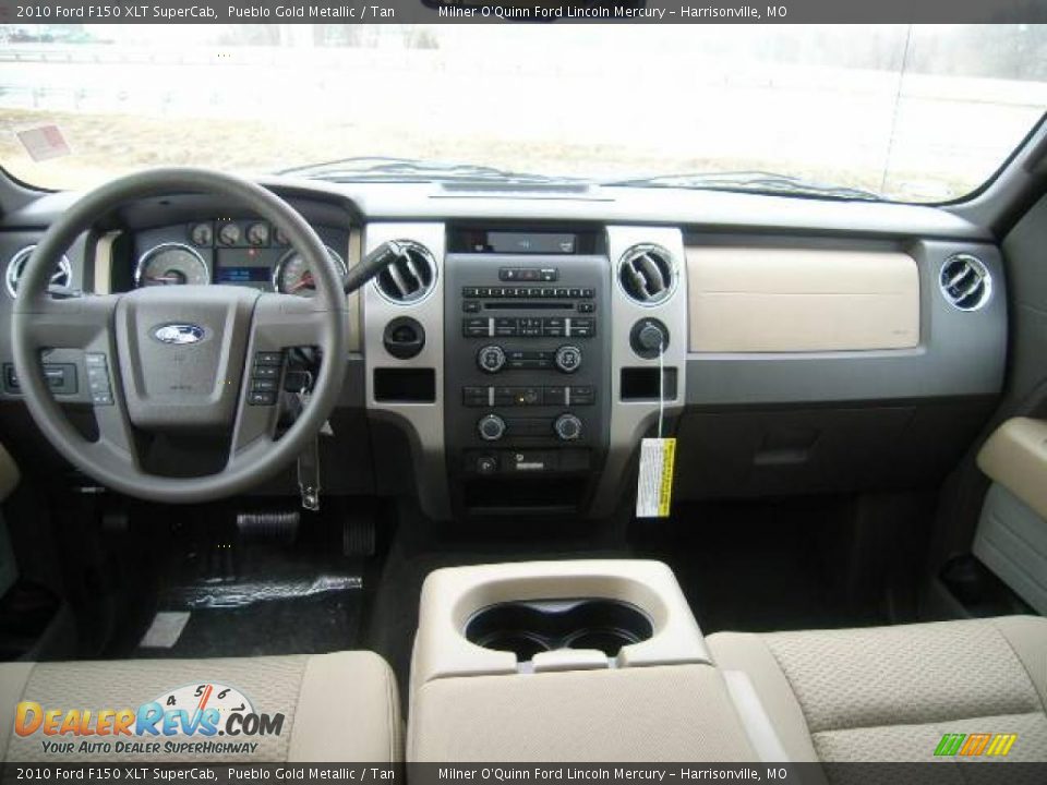 2010 Ford F150 XLT SuperCab Pueblo Gold Metallic / Tan Photo #18