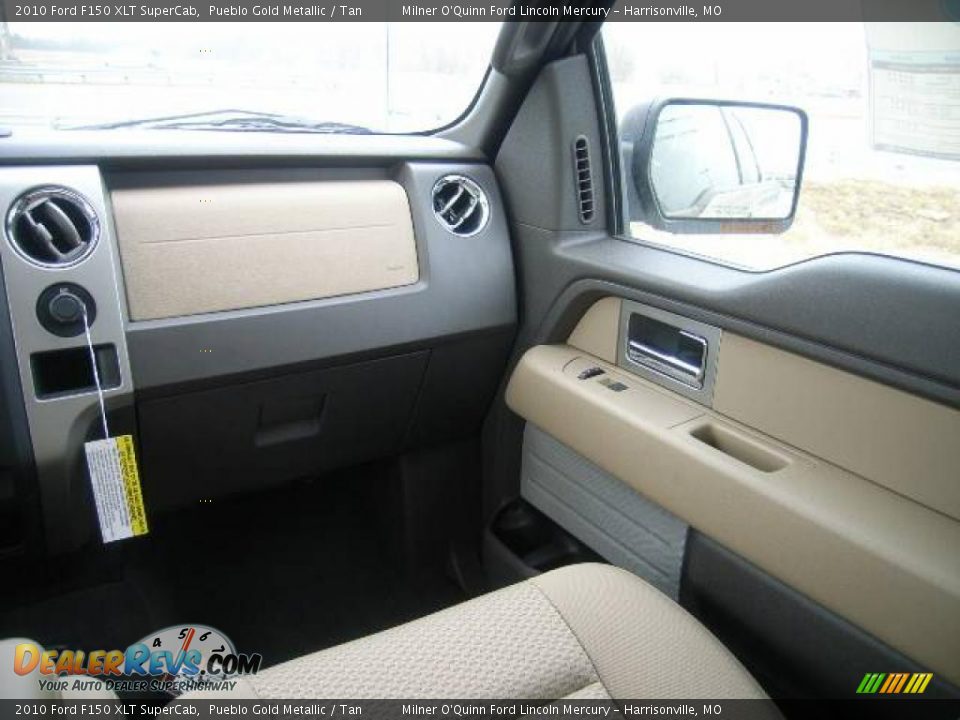 2010 Ford F150 XLT SuperCab Pueblo Gold Metallic / Tan Photo #19