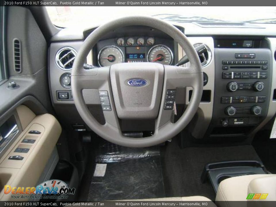 2010 Ford F150 XLT SuperCab Pueblo Gold Metallic / Tan Photo #20