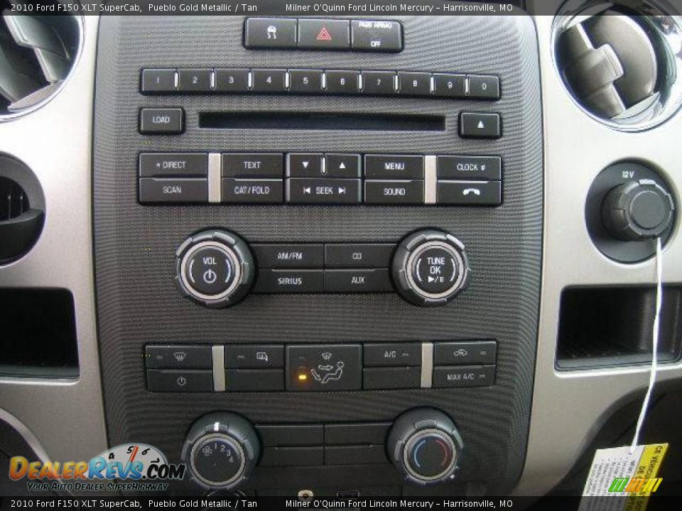 2010 Ford F150 XLT SuperCab Pueblo Gold Metallic / Tan Photo #26