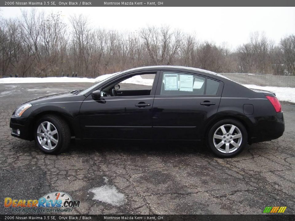 2006 Nissan Maxima 3.5 SE Onyx Black / Black Photo #2