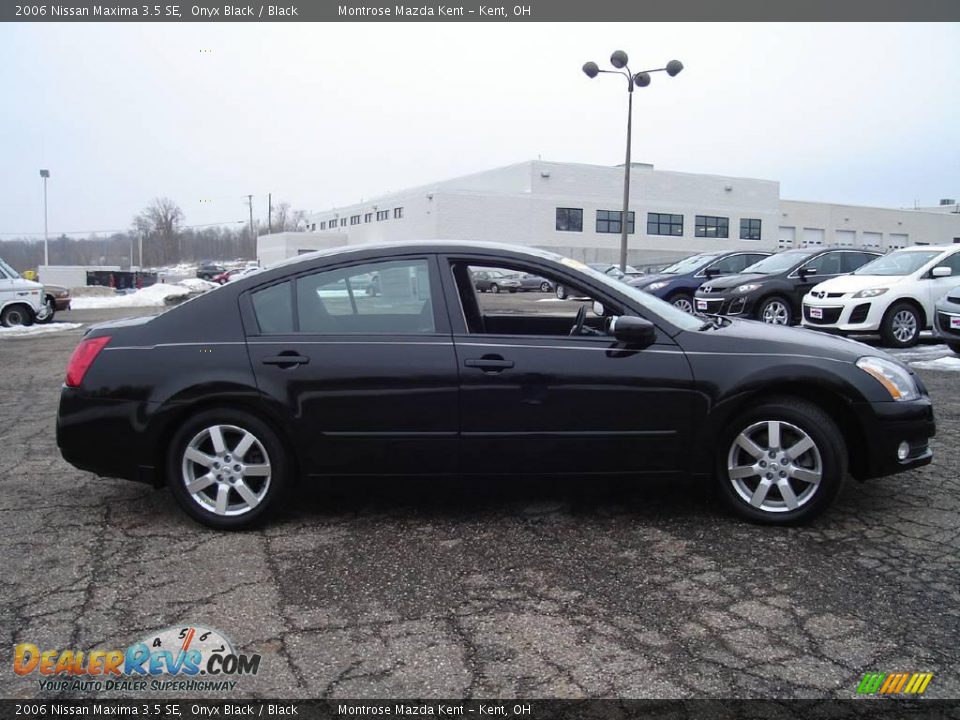 2006 Nissan Maxima 3.5 SE Onyx Black / Black Photo #6