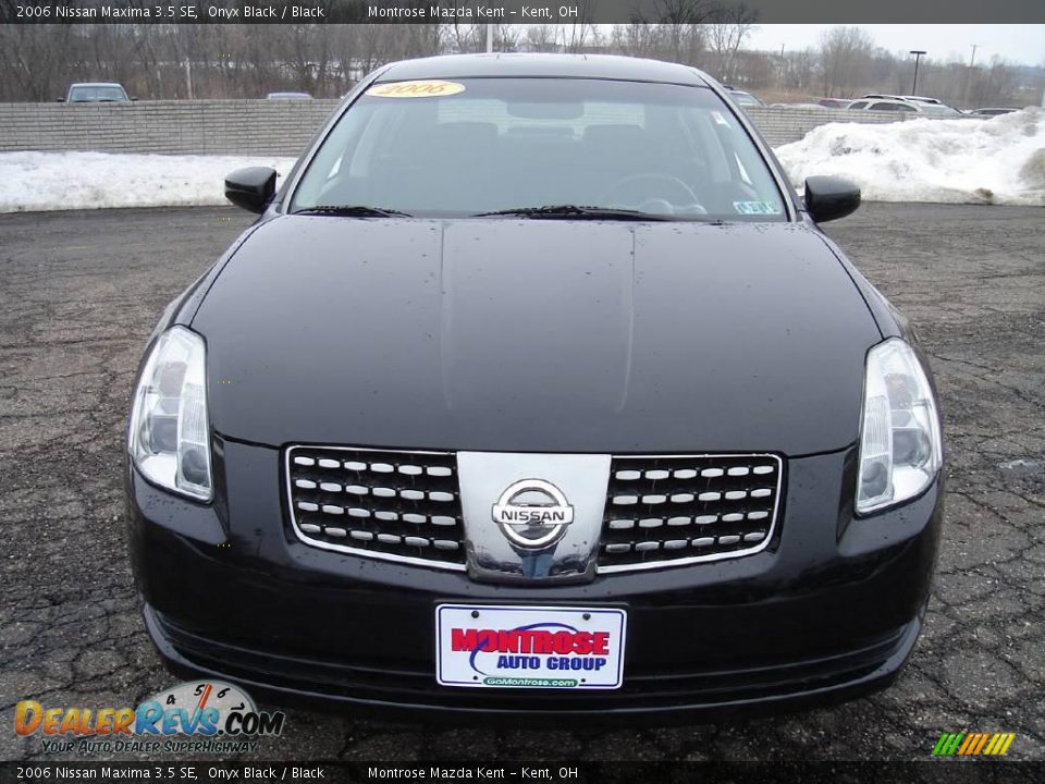 2006 Nissan Maxima 3.5 SE Onyx Black / Black Photo #8