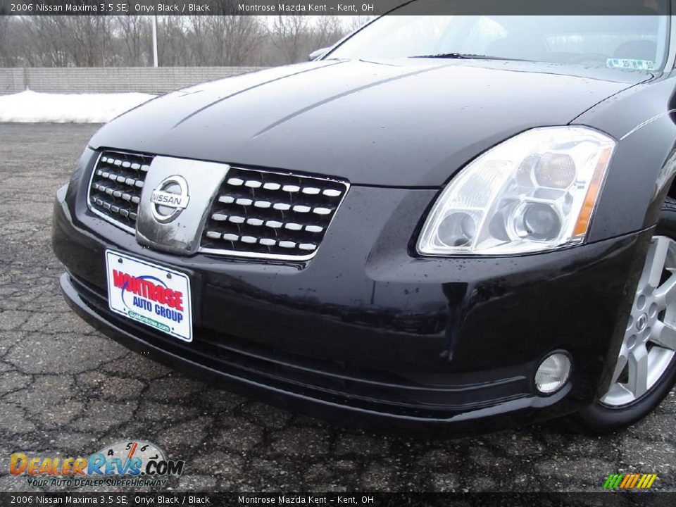 2006 Nissan Maxima 3.5 SE Onyx Black / Black Photo #9