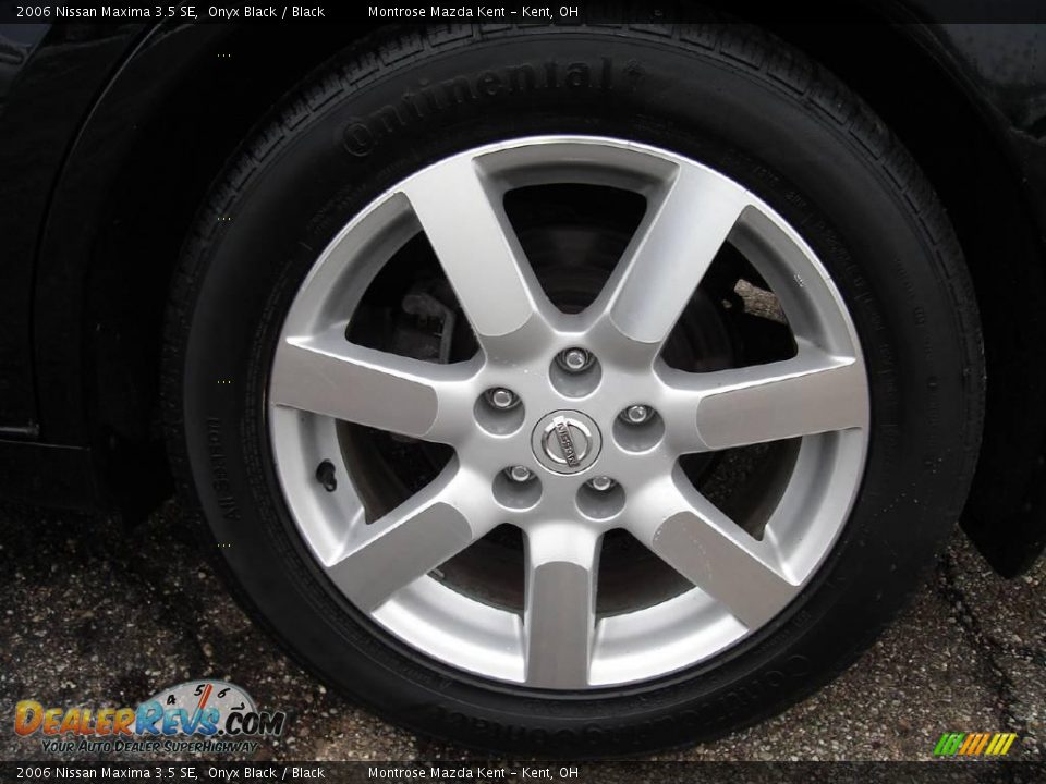 2006 Nissan Maxima 3.5 SE Onyx Black / Black Photo #11