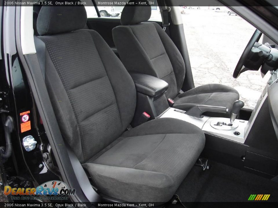 2006 Nissan Maxima 3.5 SE Onyx Black / Black Photo #15