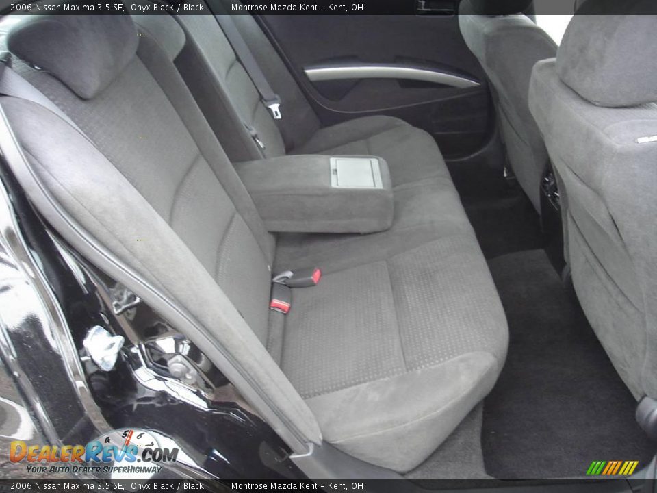2006 Nissan Maxima 3.5 SE Onyx Black / Black Photo #16