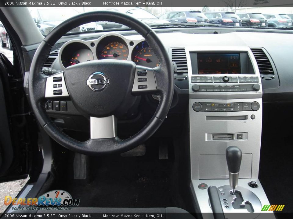 2006 Nissan Maxima 3.5 SE Onyx Black / Black Photo #18