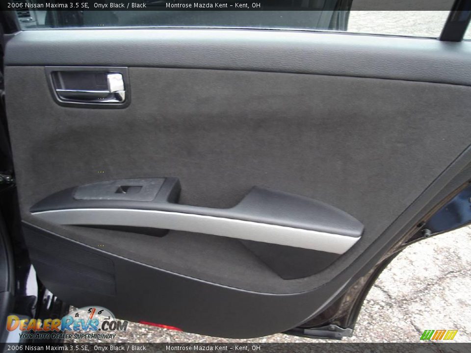 2006 Nissan Maxima 3.5 SE Onyx Black / Black Photo #19
