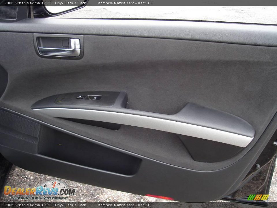 2006 Nissan Maxima 3.5 SE Onyx Black / Black Photo #20