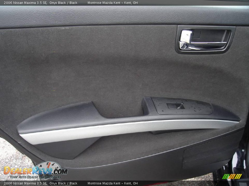2006 Nissan Maxima 3.5 SE Onyx Black / Black Photo #22