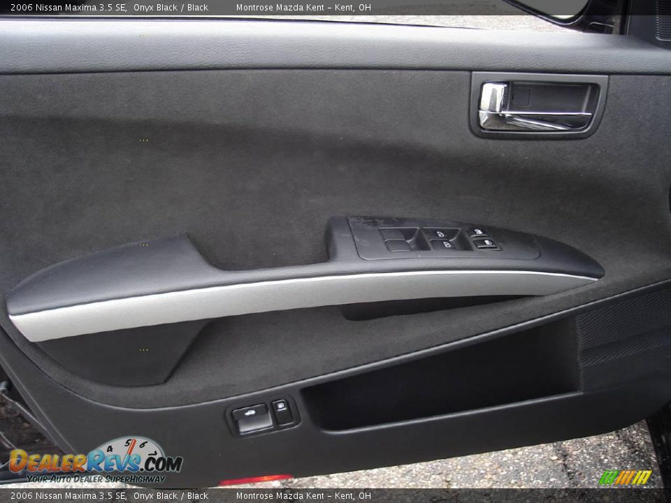 2006 Nissan Maxima 3.5 SE Onyx Black / Black Photo #23