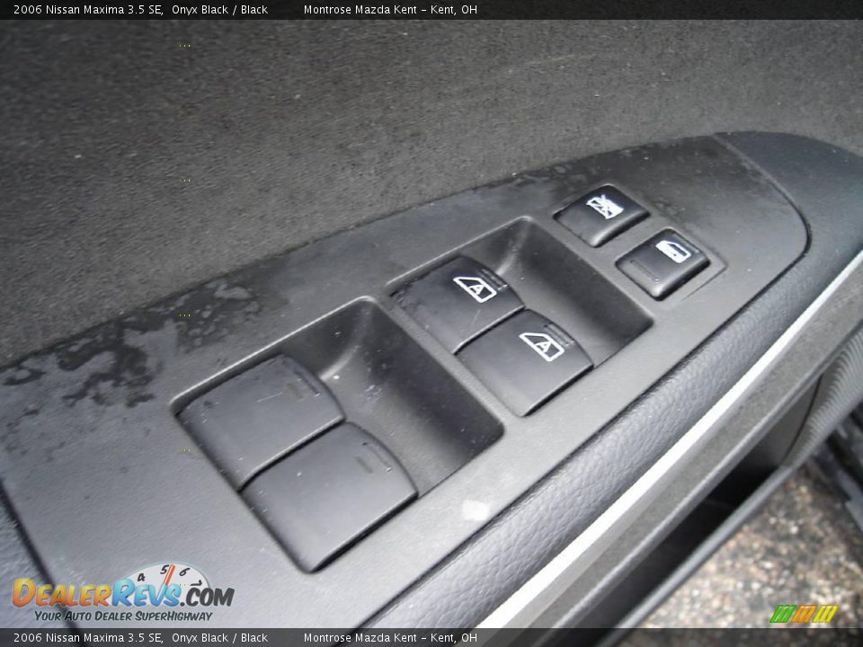 2006 Nissan Maxima 3.5 SE Onyx Black / Black Photo #24