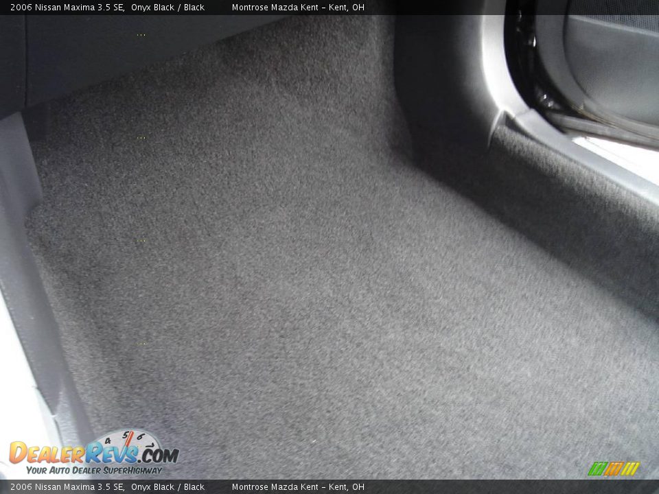 2006 Nissan Maxima 3.5 SE Onyx Black / Black Photo #34