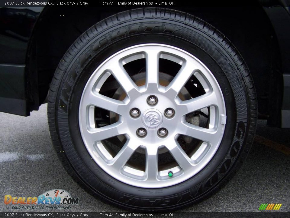 2007 Buick Rendezvous CX Black Onyx / Gray Photo #8
