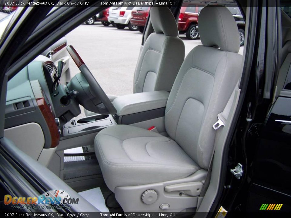 2007 Buick Rendezvous CX Black Onyx / Gray Photo #9