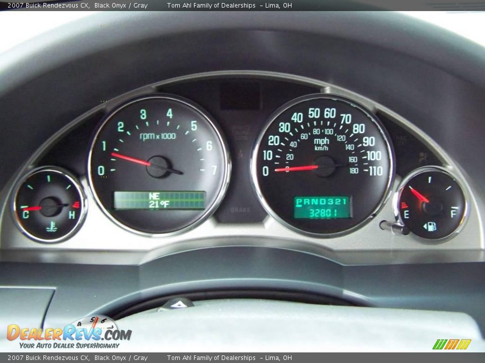 2007 Buick Rendezvous CX Black Onyx / Gray Photo #18