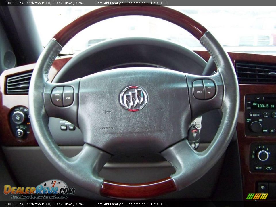 2007 Buick Rendezvous CX Black Onyx / Gray Photo #19