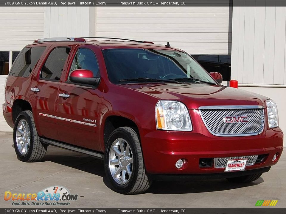 2009 GMC Yukon Denali AWD Red Jewel Tintcoat / Ebony Photo #1