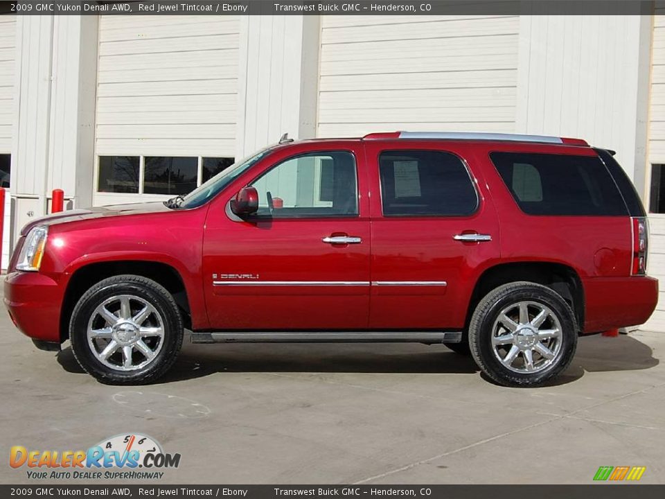 2009 GMC Yukon Denali AWD Red Jewel Tintcoat / Ebony Photo #5