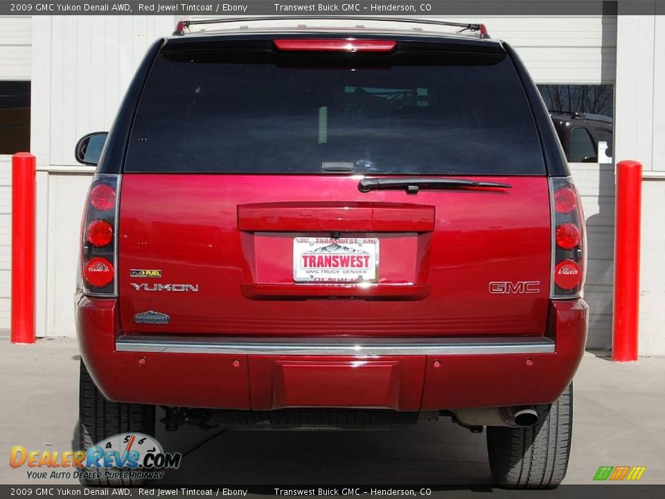 2009 GMC Yukon Denali AWD Red Jewel Tintcoat / Ebony Photo #6