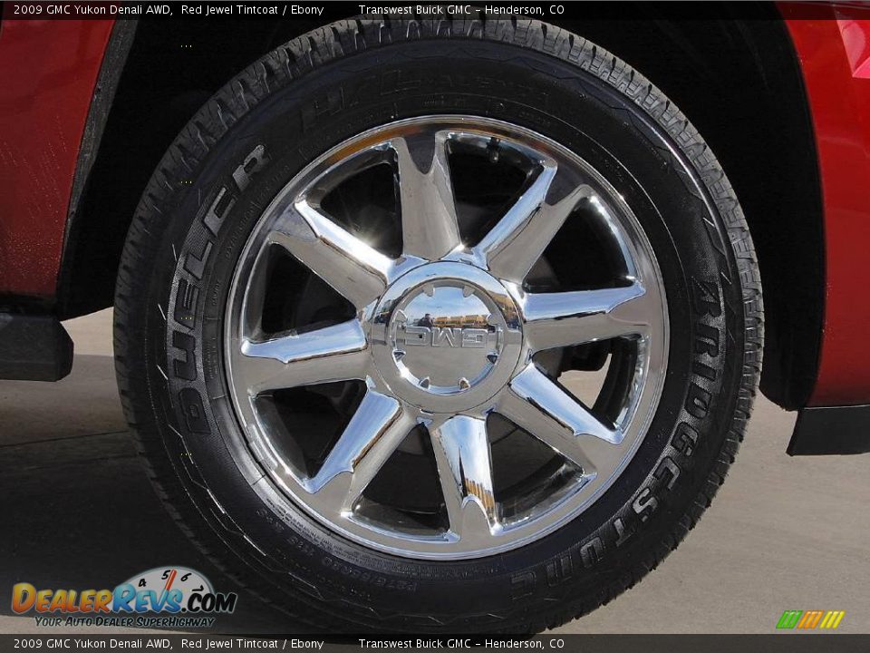 2009 GMC Yukon Denali AWD Red Jewel Tintcoat / Ebony Photo #8