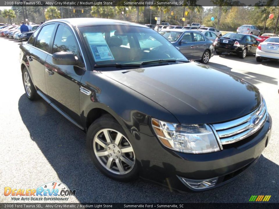 2008 Ford Taurus SEL Alloy Grey Metallic / Medium Light Stone Photo #1