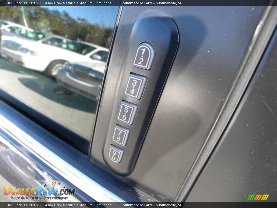 2008 Ford Taurus SEL Alloy Grey Metallic / Medium Light Stone Photo #4