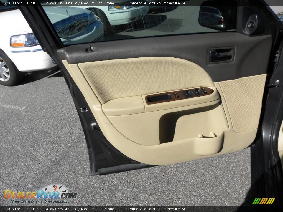 2008 Ford Taurus SEL Alloy Grey Metallic / Medium Light Stone Photo #6