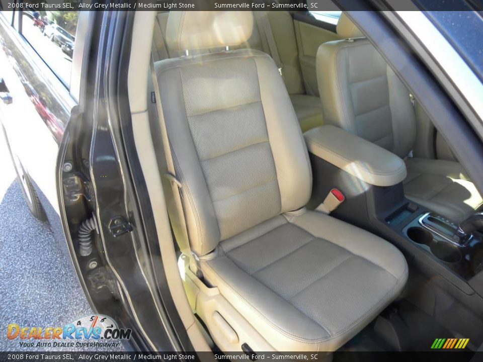 2008 Ford Taurus SEL Alloy Grey Metallic / Medium Light Stone Photo #9