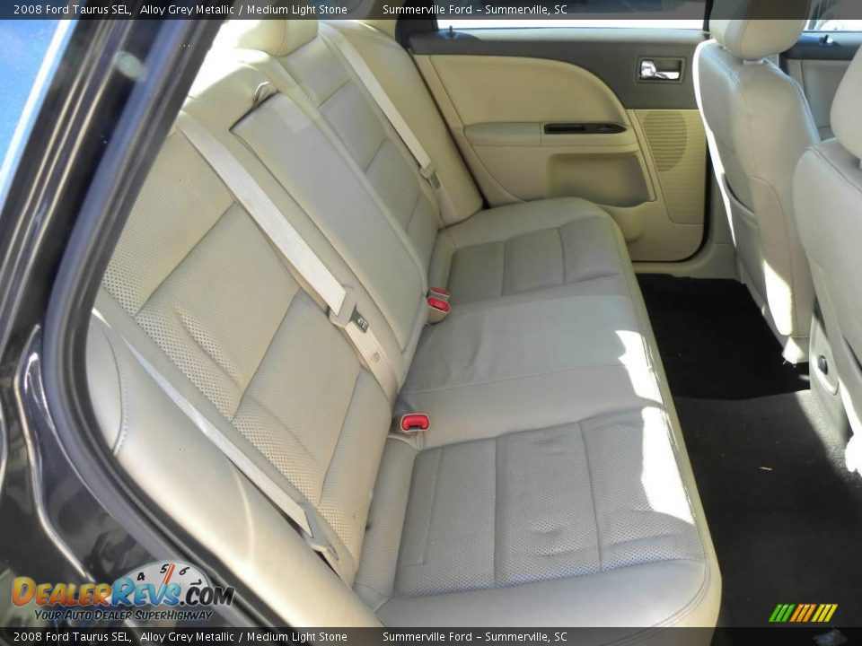 2008 Ford Taurus SEL Alloy Grey Metallic / Medium Light Stone Photo #11
