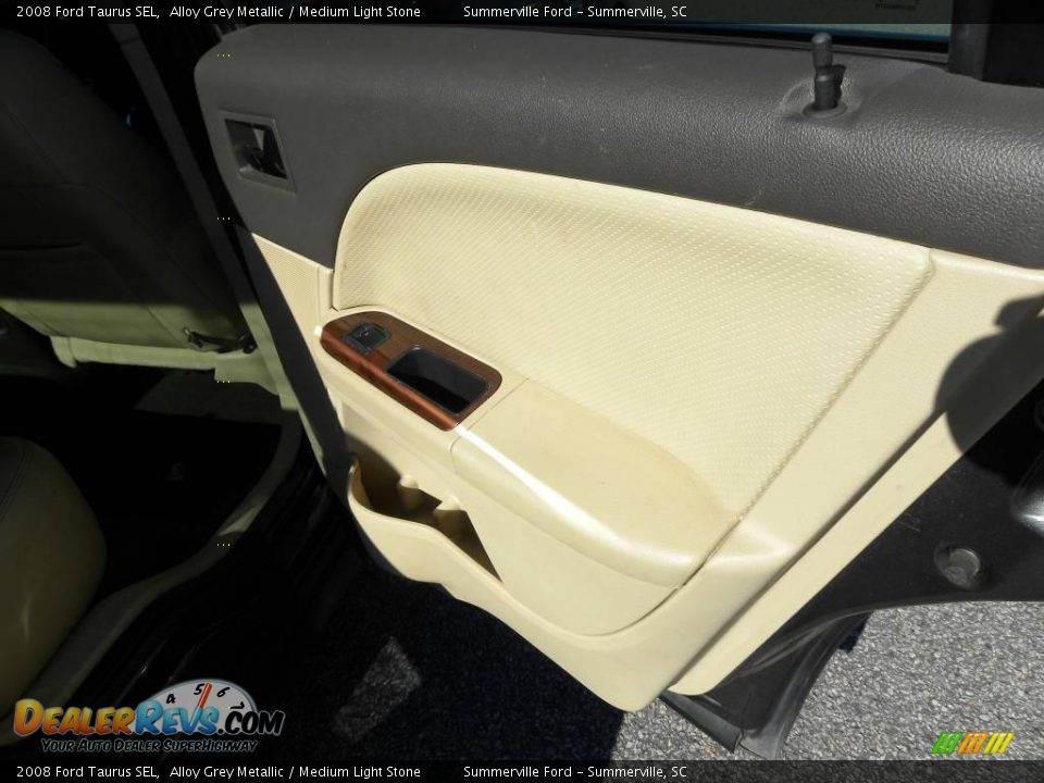 2008 Ford Taurus SEL Alloy Grey Metallic / Medium Light Stone Photo #12