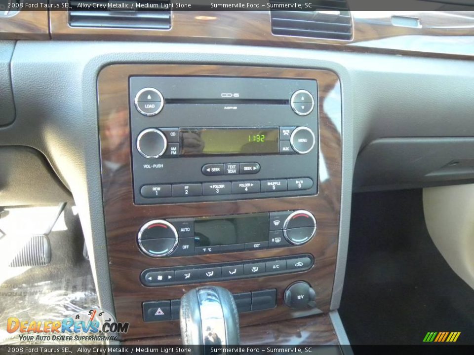 2008 Ford Taurus SEL Alloy Grey Metallic / Medium Light Stone Photo #21