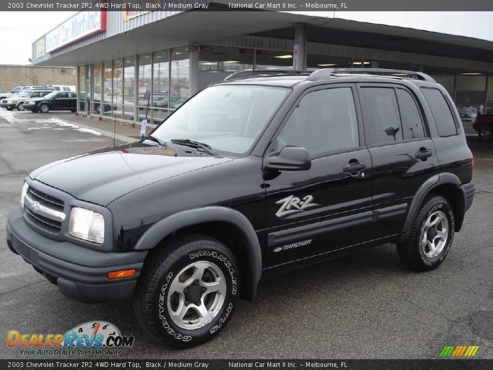 2003 Chevrolet Tracker ZR2 4WD Hard Top Black / Medium Gray Photo #1