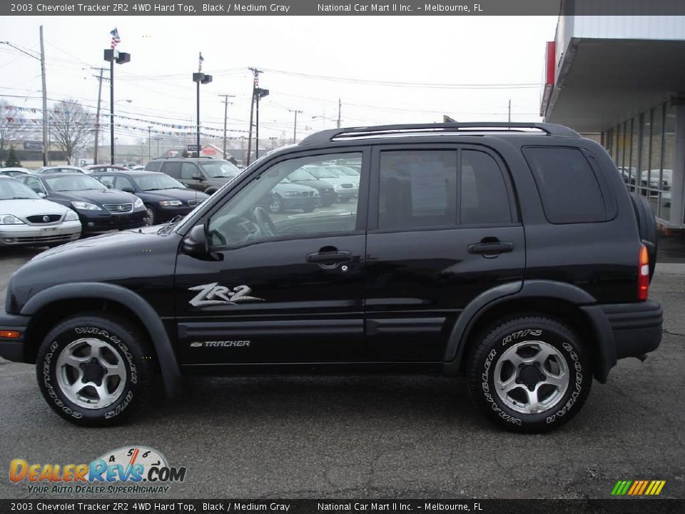 2003 Chevrolet Tracker ZR2 4WD Hard Top Black / Medium Gray Photo #7