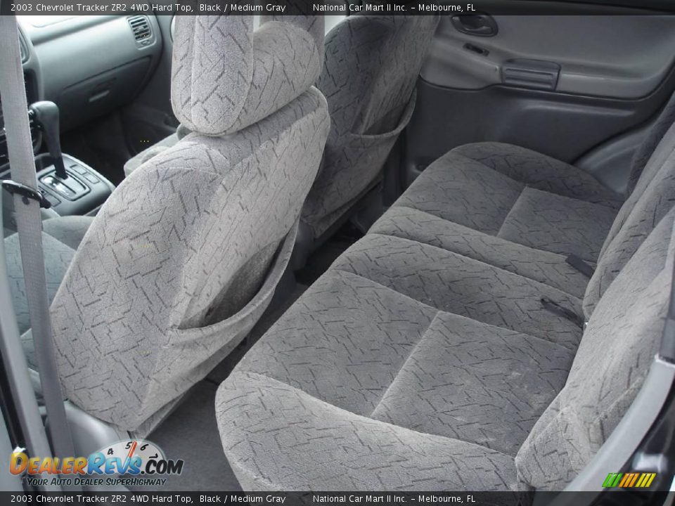 2003 Chevrolet Tracker ZR2 4WD Hard Top Black / Medium Gray Photo #8