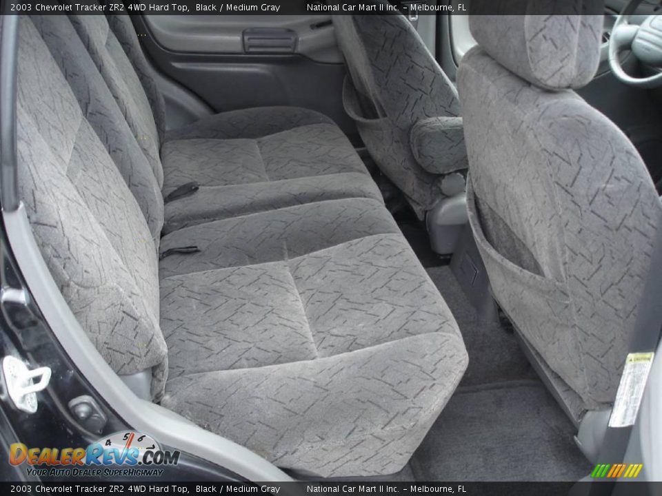 2003 Chevrolet Tracker ZR2 4WD Hard Top Black / Medium Gray Photo #16