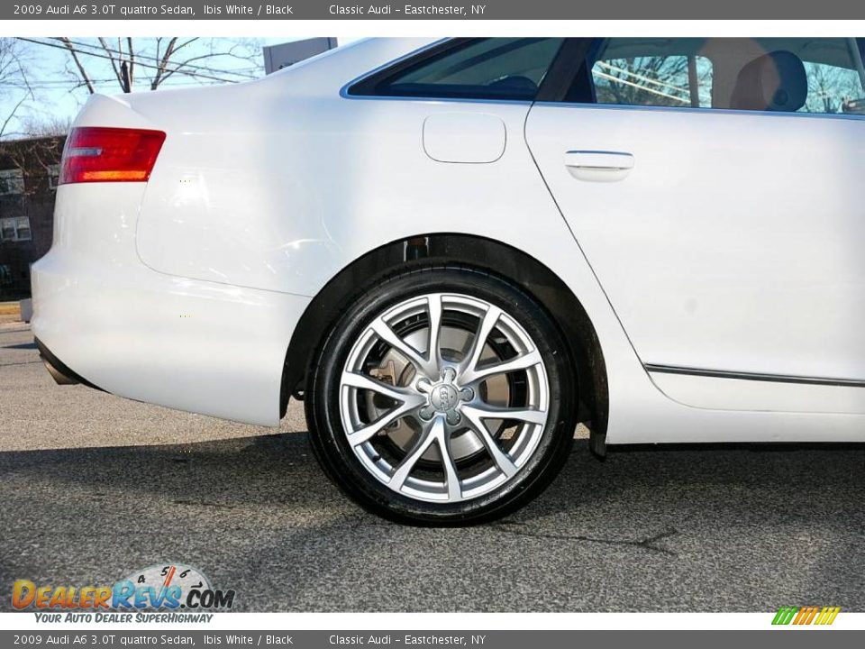 2009 Audi A6 3.0T quattro Sedan Ibis White / Black Photo #4