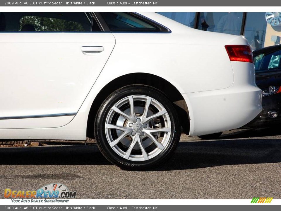 2009 Audi A6 3.0T quattro Sedan Ibis White / Black Photo #10