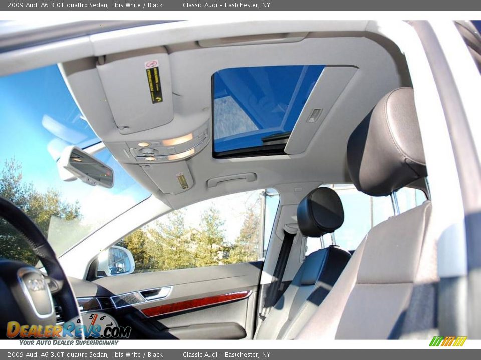 2009 Audi A6 3.0T quattro Sedan Ibis White / Black Photo #14
