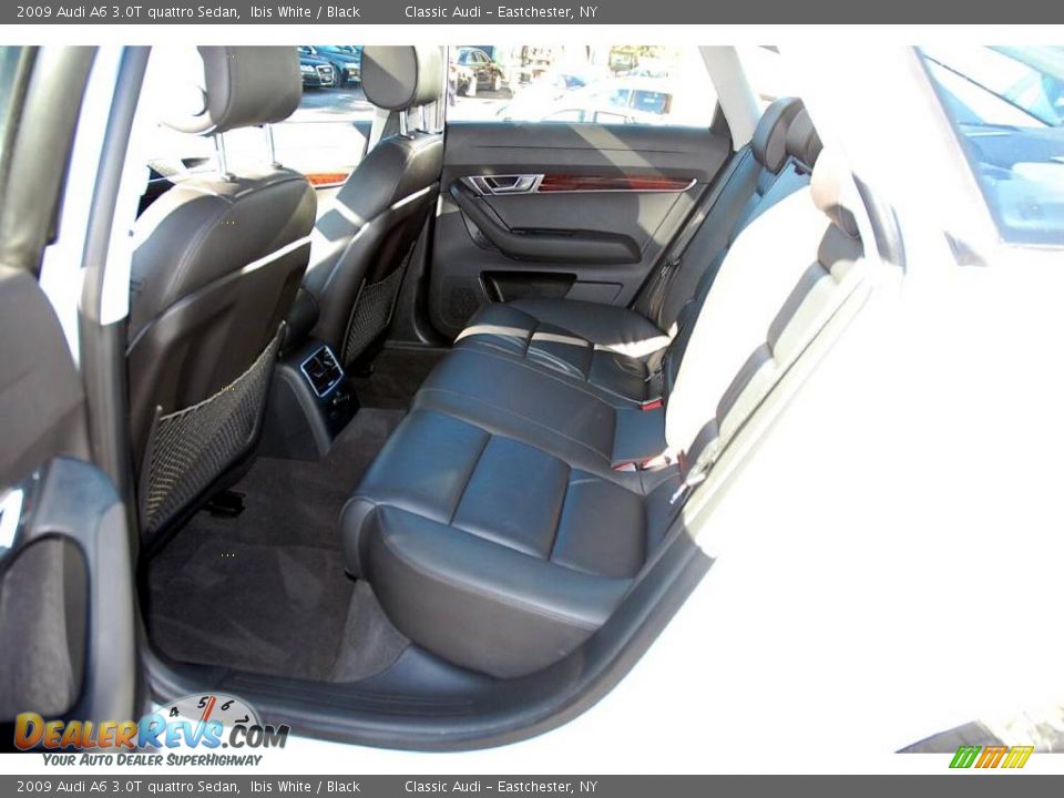 2009 Audi A6 3.0T quattro Sedan Ibis White / Black Photo #17