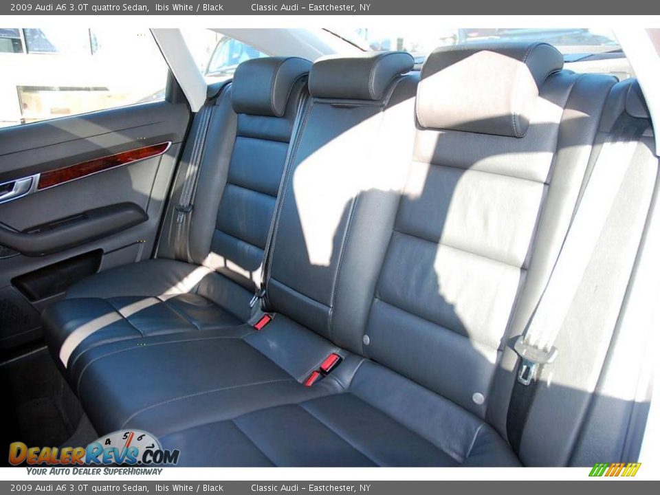 2009 Audi A6 3.0T quattro Sedan Ibis White / Black Photo #18